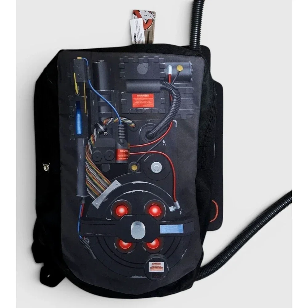 Ghostbusters Proton Pack Backpack w/Particle Wand Attachment Costume Cosplay NWT